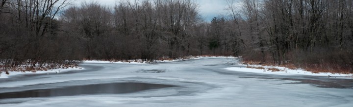 Frozen Ashuelot River, Keene, NH
